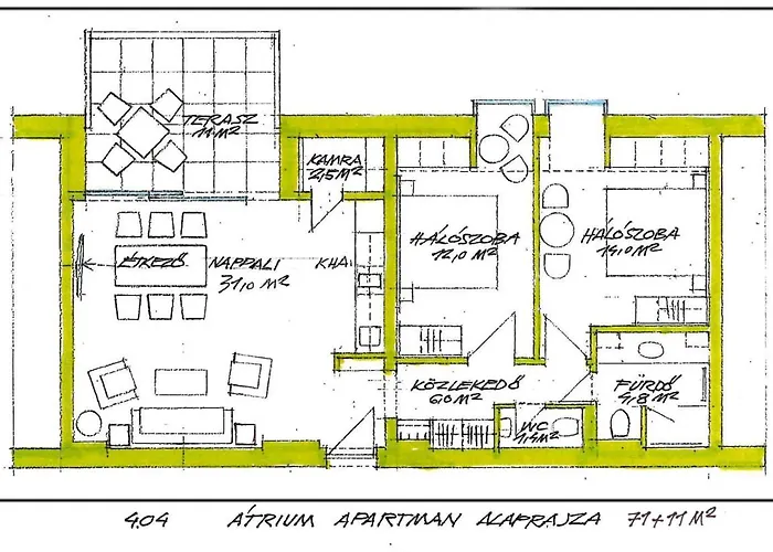 Atrium Mit Panoramaterrasse Und Tiefgarage *
