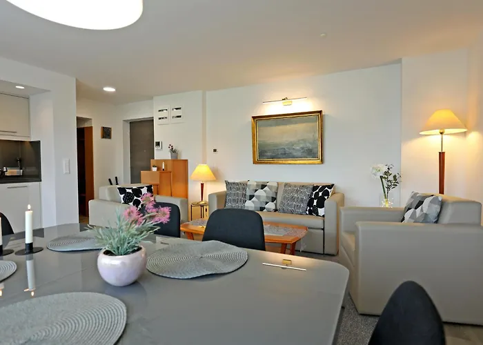 アパート Atrium Mit Panoramaterrasse Und Tiefgarage ヘーヴィーズ